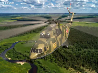  Russian Military Heavy Helicopter Mi-26 