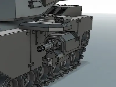 Super Abrams  3D print model