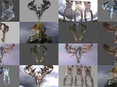 Delphi prophecy model collection 3D Model Pack