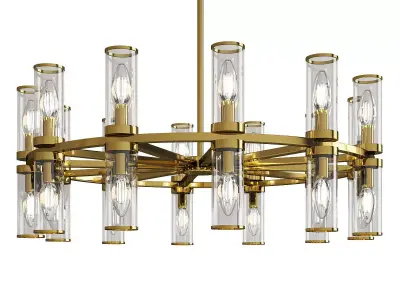 Revolve CH3090 Chandelier Low-poly 3D model