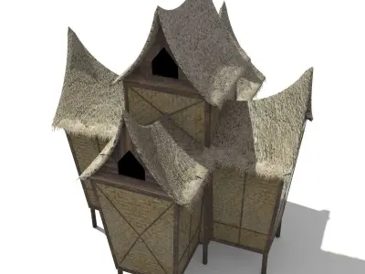 Minangkabau Hut 3D model