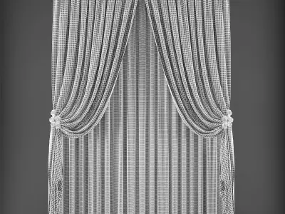Curtain 3D model 362 Low-poly 3D model