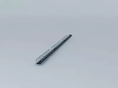 Iron Bridge of the Carrack Free 3D model