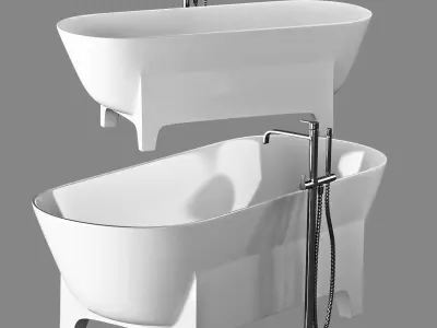 Liva marmorin bathtub 3D model