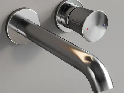 Duravit White Tulip Vanity Unit Set 4 3D model