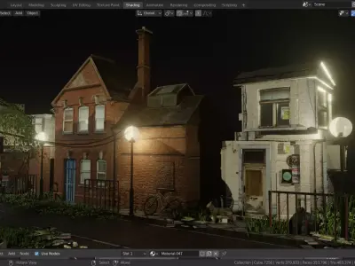 small town 3D model purchase