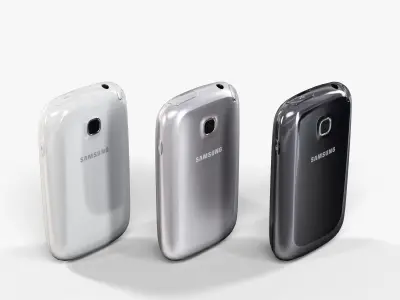 Samsung C3262 Champ Neo DUOS Low-poly 3D model