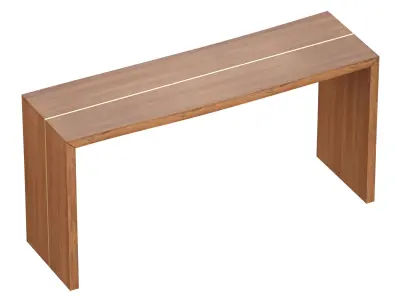 Montana 60x18 Live Edge Console Table Crate and Barrel 3D model