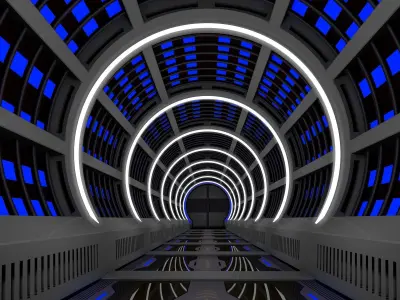 Sci Fi Corridor    3D model