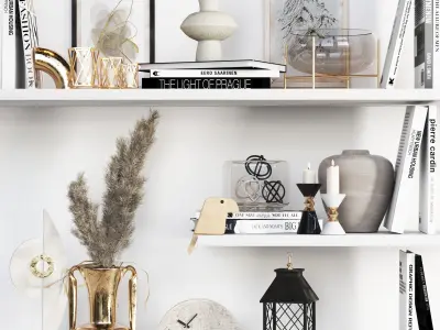 decorative set collection 01 3D Model Pack