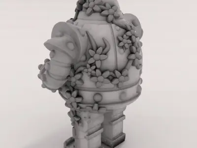 environment set barrel 3D print model
