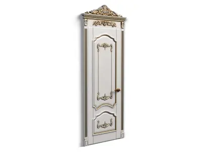 Door0005 antonio door with ornate carvings 3D model