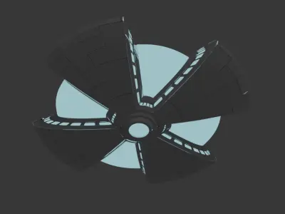 UFO Saucer Advanced PRO 3D model