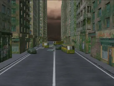 Abandoned Street 3D model