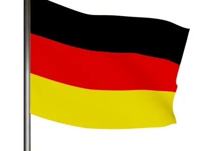 Flags of countries in Europe 3D Model Pack