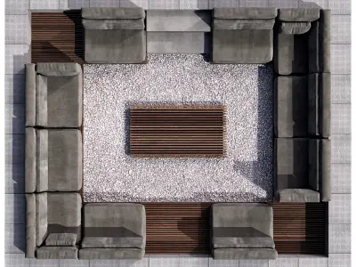 SITTING AREA NO6 A 3D model