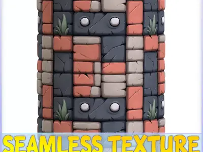 Stylized Wall Seamless Texture Texture 126