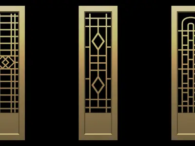 Window Grill Base Mesh Vol 2 Low-poly 3D model