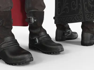  Eastern Shadow Assassin Outfit with Hooded Cape Black 