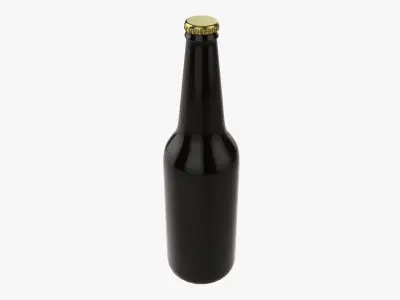 Beer bottle 05 3D model