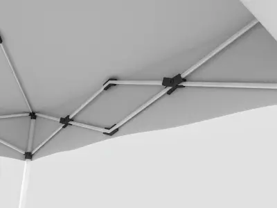 Event Tent 4x4 3D model