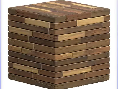 Stylized Wood Floor Seamless Texture Texture 7