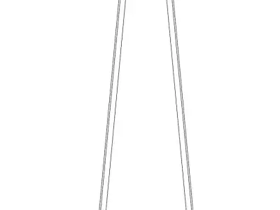 Podhering Obelisk Low-poly 3D model