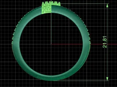 Jewelry ring 446 3D print model
