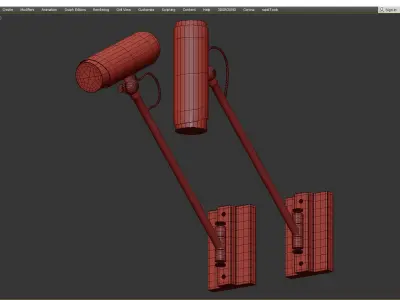 MAYFRID SCONCE Low-poly 3D model