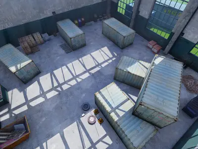 Warehouse-Warehouse Building 3D model