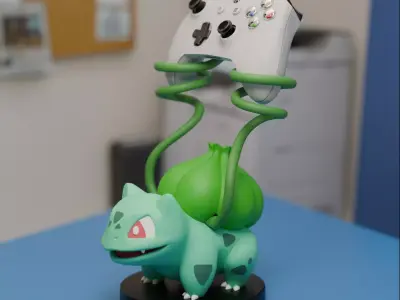 Bulbasaur Controller Stand 3D print model