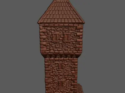 Guard Tower 3D Print 3D print model