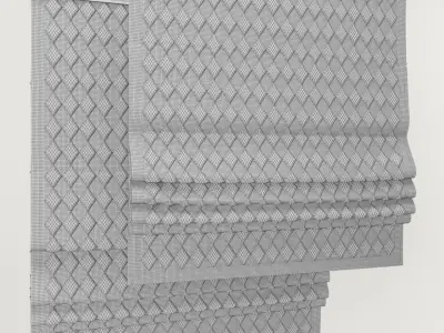 Roman shade r 3D model