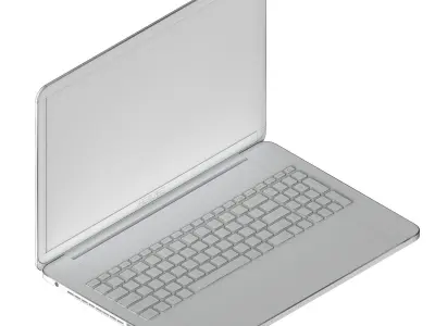 ASUS N552VW with backlight key notebook 3D model