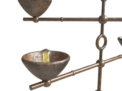 Vishal Chandelier Troy Lighting 3D model