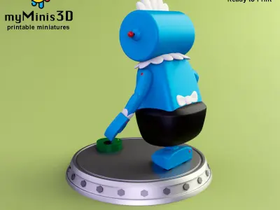 Cute Rosie Robot - Robotina FanToy 3D print model