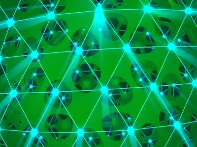 abstract futuristic sphere 3D model