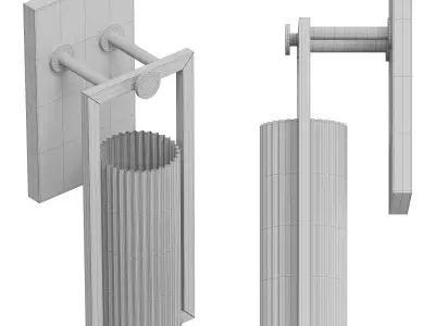  Stiffel Ramos Industrial Modern Wall Light 3D model