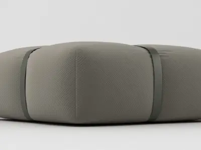 Ivano Redaelli Harper Pouf Low-poly 3D model