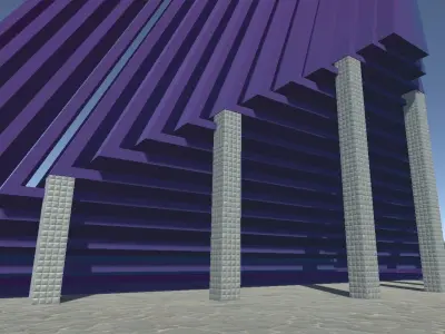 Triangle Portal Struct 3D model