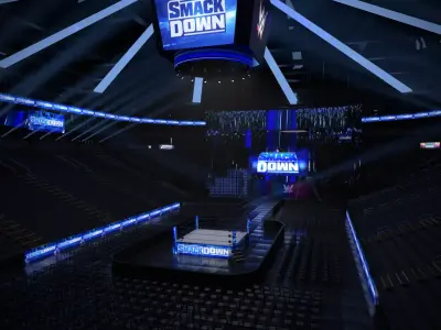 WWE Stadium Low-poly 3D model