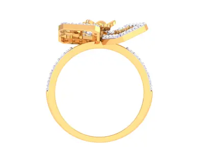  Women Ring MTL 3dm STL OBJ FBX Details 3D print model 18