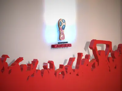 Russian classical ornaments in vector 3d Texture Texture