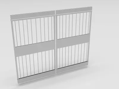Gate Doors 3D model