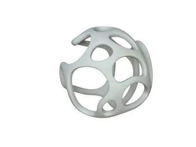 SciFi Cube Object No 34361 Low Poly Shape Texture
