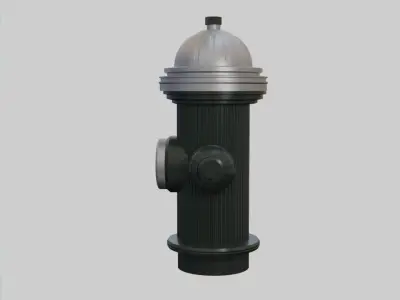 Fire Hydrant 6 NYC - Safety and Emergency Equipment 3D model