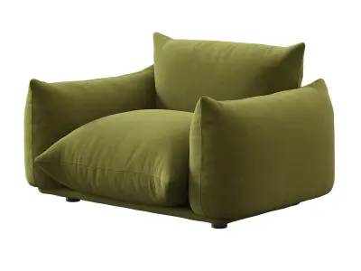 Marenco Armchair with Armrests 3D model