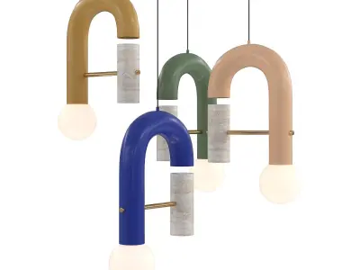 Pamono Utu Soulful Lighting Pyppe Single Ii 3D model