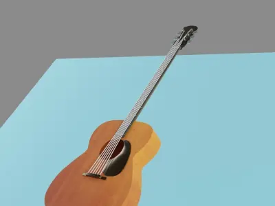 Guitars x8 Bundle Pack 3D model