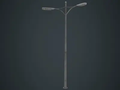 Street Light 6B Low-poly 3D model